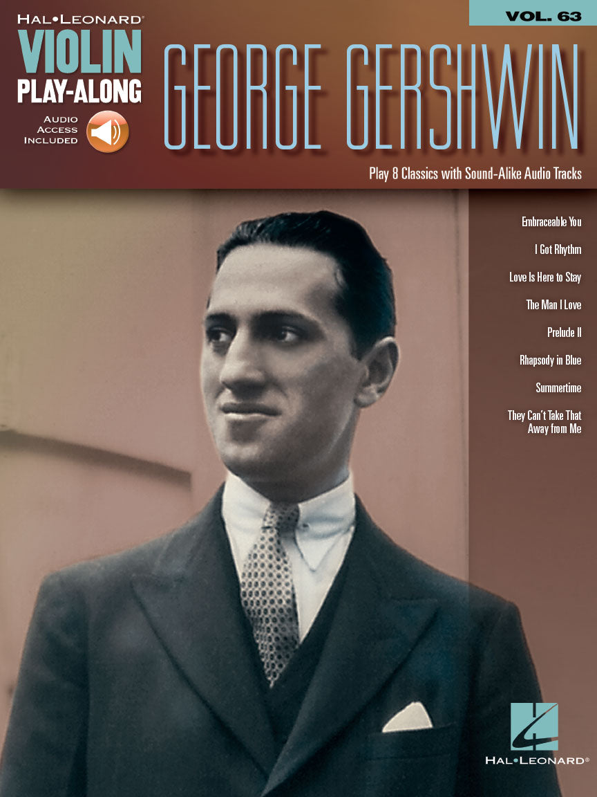 Gershwin: Violin Play-Along Volume 63