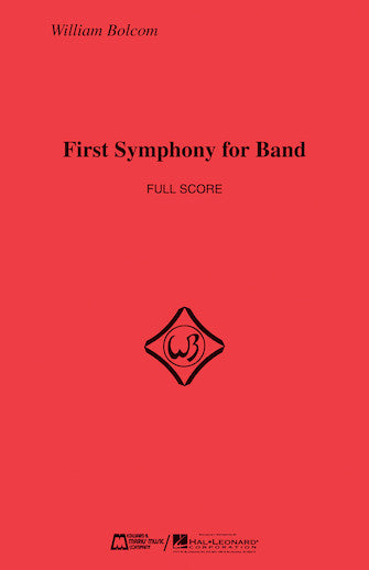 Bolcom First Symphony For Band - Full Score (oversized)