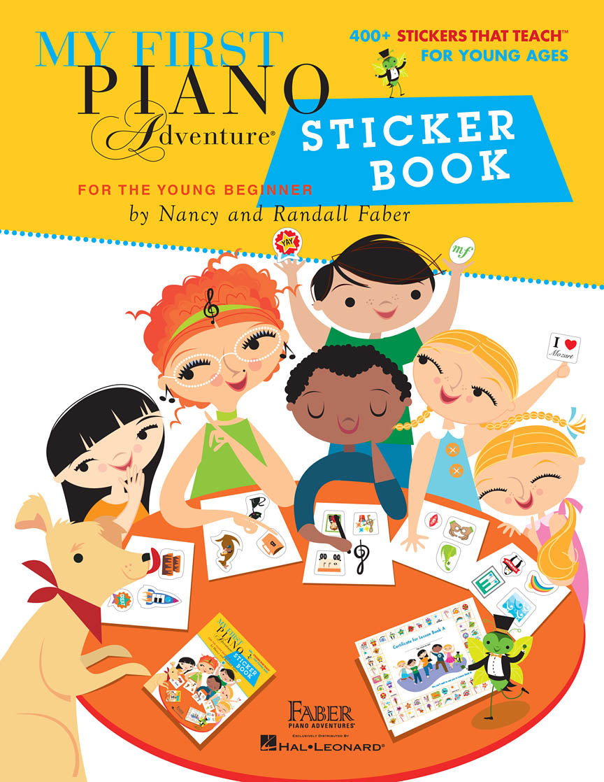 Stickers: Faber My First Piano Adventure Sticker Book