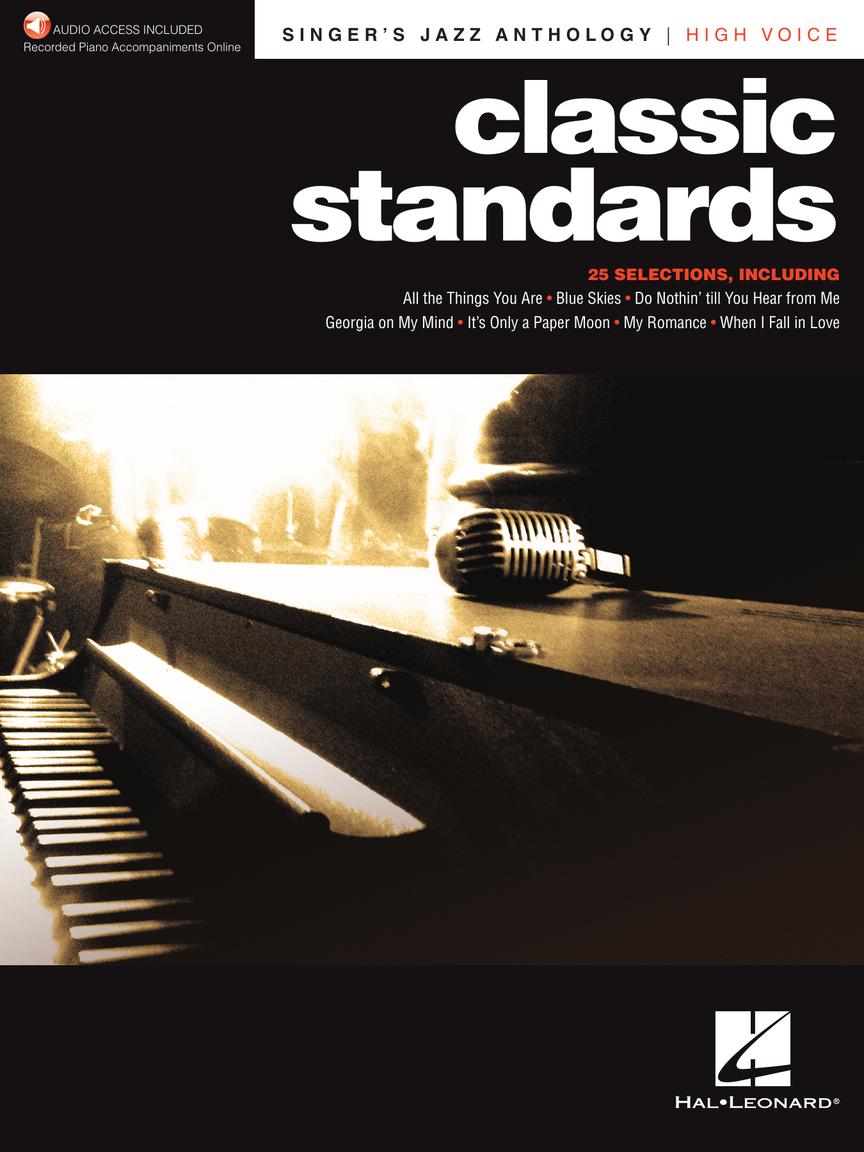 Classic Standards Singer's Jazz Anthology – High Voice