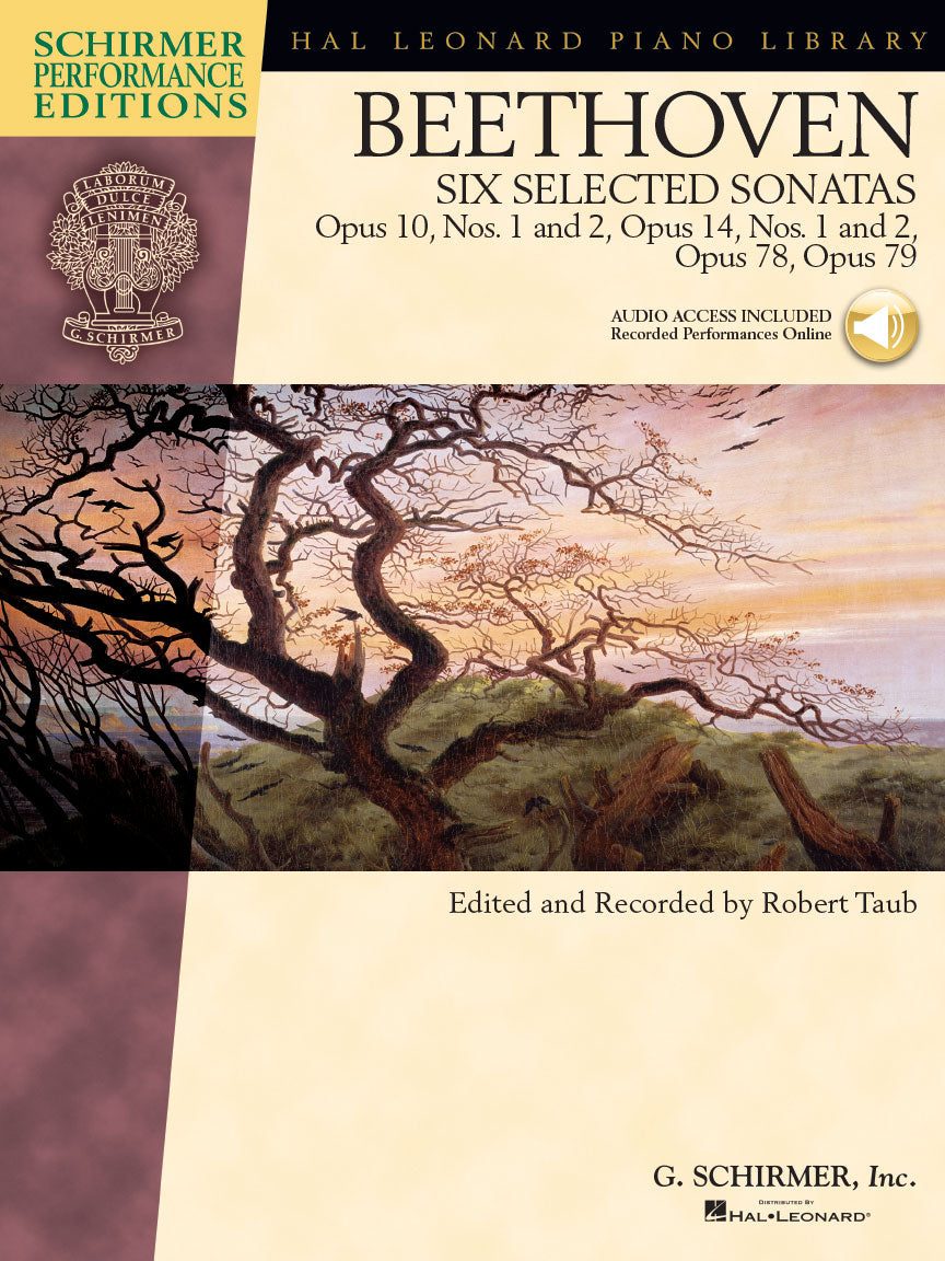 Beethoven - Six Selected Sonatas - Schirmer Performance Editions