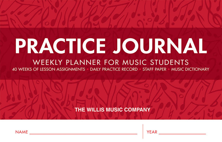 Practice Journal Weekly Planner for Music Students