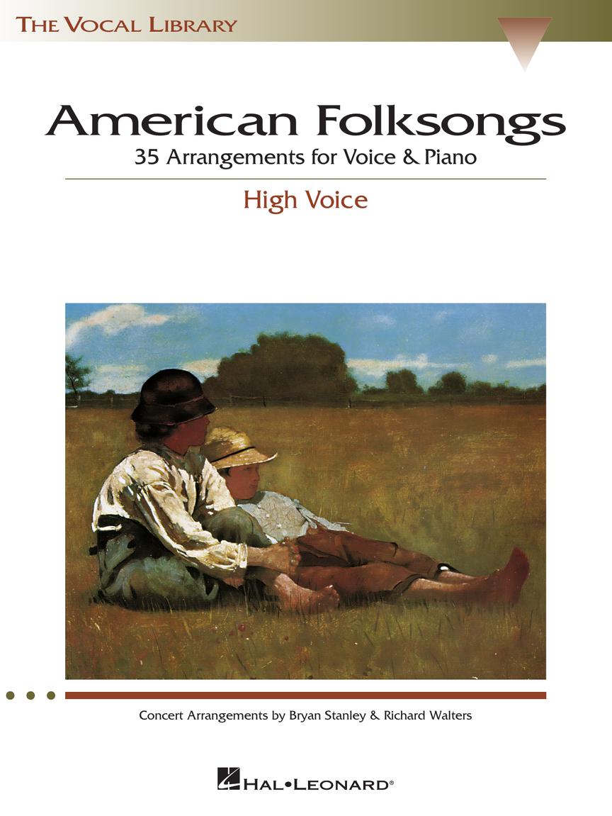 American Folksongs High Voice The Vocal Library