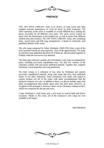 Merikanto Complete Solo Songs Volume 1 High Voice