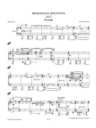 Clearance: Wuorinen Brokeback Mountain