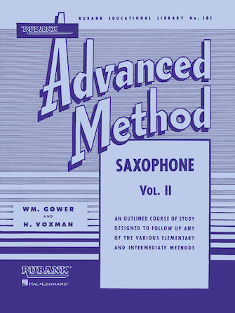 Rubank Advanced Method - Saxophone Vol. 2