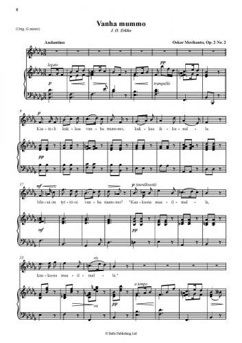 Merikanto Complete Solo Songs Volume 1 High Voice