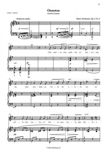 Merikanto Complete Solo Songs Volume 1 High Voice