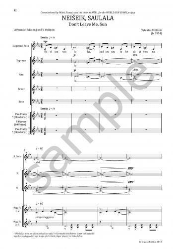 Miskinis Choral Anthology 2