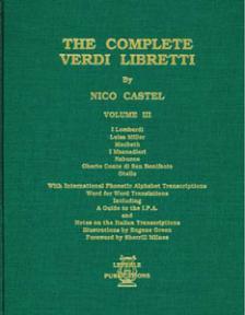 Complete Verdi Libretti Volume 3 (Castel)