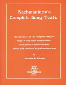 Rachmaninoff's Complete Song Texts