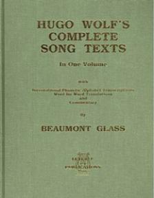 Hugo Wolf's Complete Song Texts
