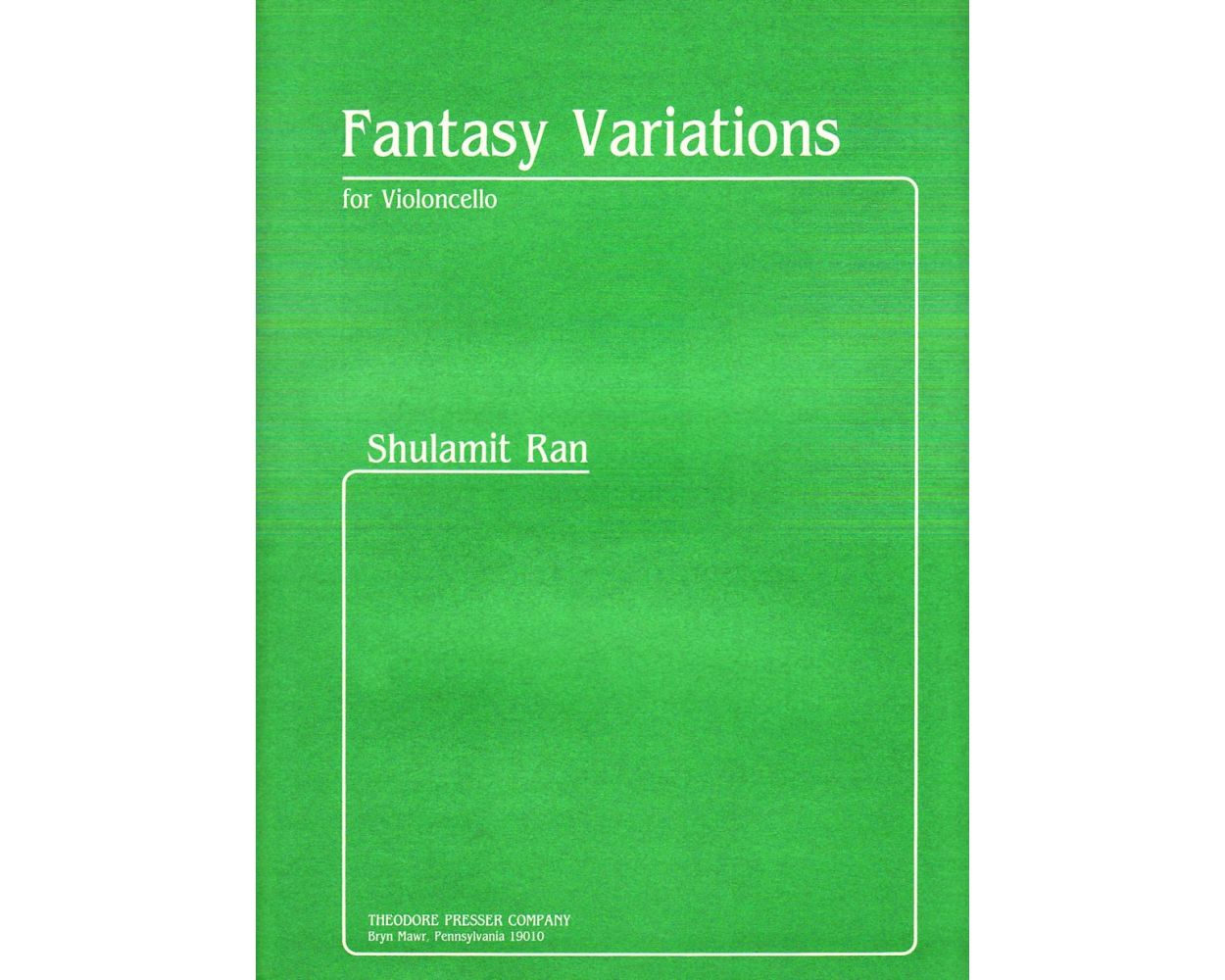 Ran Fantasy Variations for Violoncello