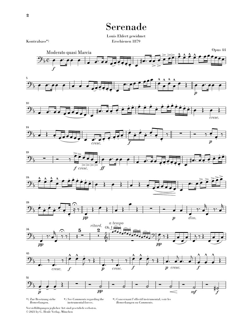 Dvorak Wind Serenade in d minor Op. 44