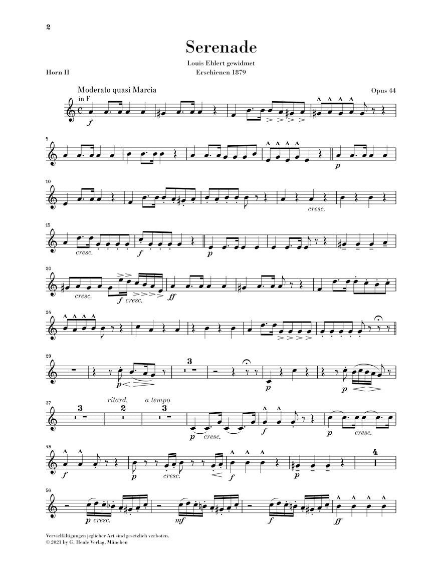 Dvorak Wind Serenade in d minor Op. 44