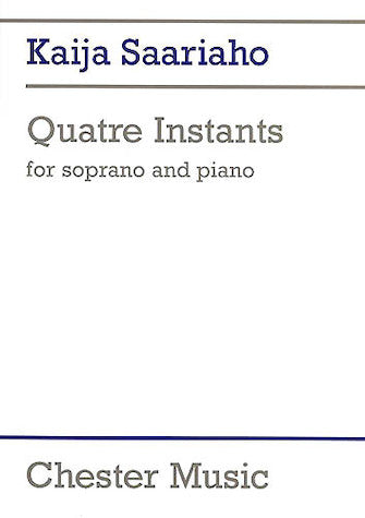 Saariaho 4 Instants for Soprano and Piano
