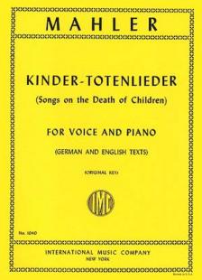 Mahler Kindertotenlieder Medium Voice