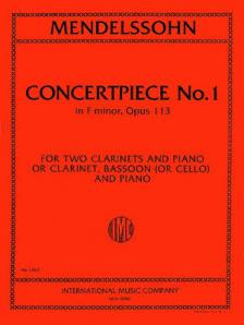Mendelssohn Concertpiece No. 1 in F minor, Opus 113