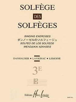 Solfège des Solfèges Vol. 3E (without accompaniment)