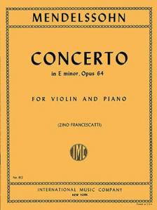 Mendelssohn Violin Concerto in E minor