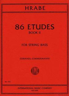 Hrabe 86 Studies: Volume 2 for String Bass