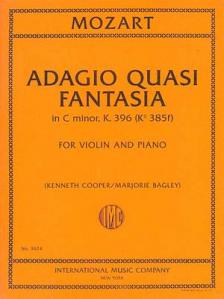 Mozart Adagio Quasi Fantasia, K. 396 for Violin
