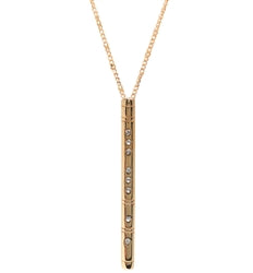 Flute Pendant with Chain