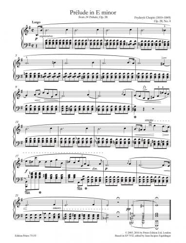 Chopin Prelude in E minor Op. 28 No. 4