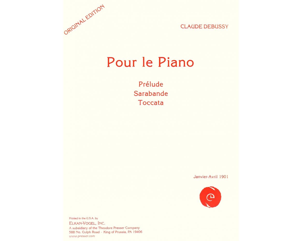 Debussy Pour Le Piano