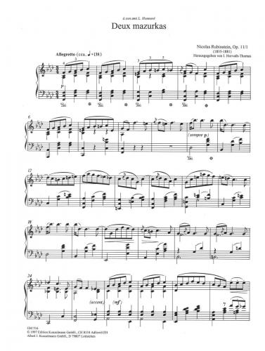 Rubinstein Selected Piano Pieces