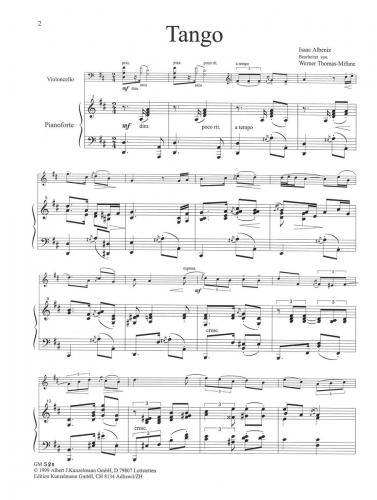 Albeniz: Tango; Brahms: Hungarian Dance No. 5