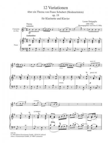 Sinigaglia Variations on a Theme of Schubert