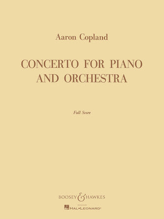 Copland: Concerto for Piano and Orchestra