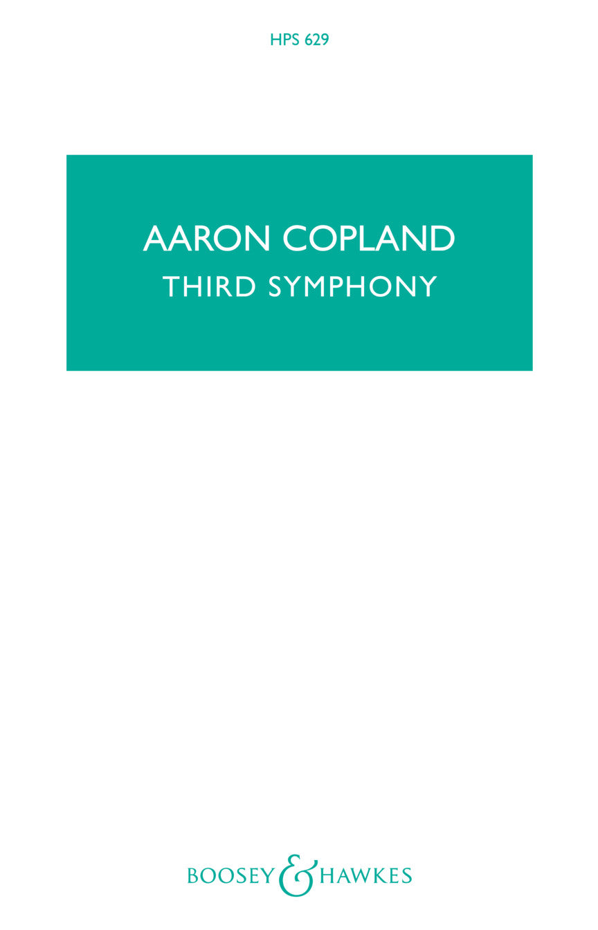 Copland: Symphony No. 3 (Study Score)