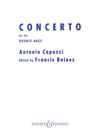Capuzzi Double Bass Concerto in F