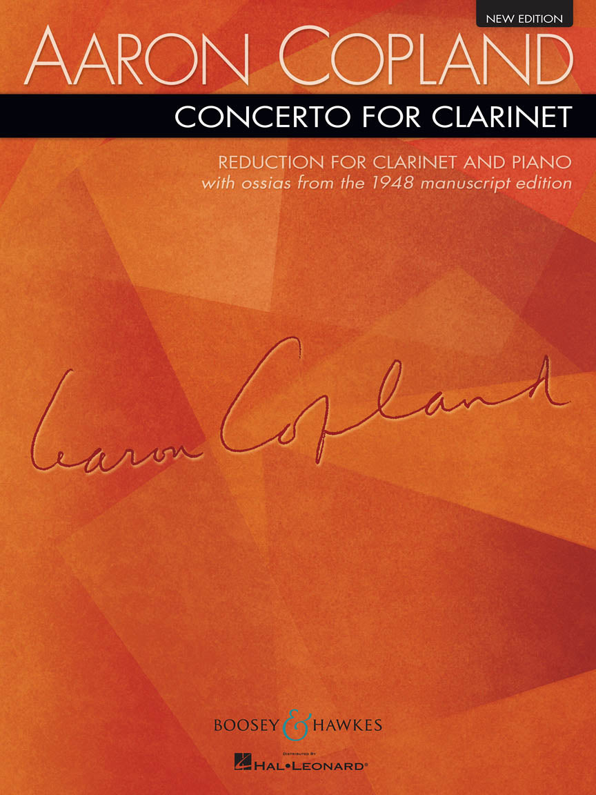 Copland: Concerto for Clarinet - Reduction for Clarinet and Piano