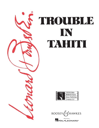 Bernstein Trouble in Tahiti Vocal Score