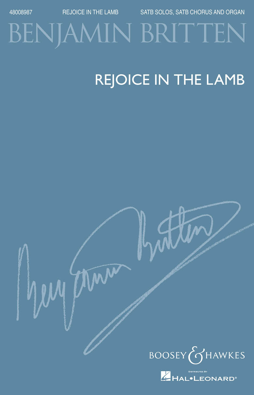 Britten: Rejoice in the Lamb, Op. 30 - Vocal Score
