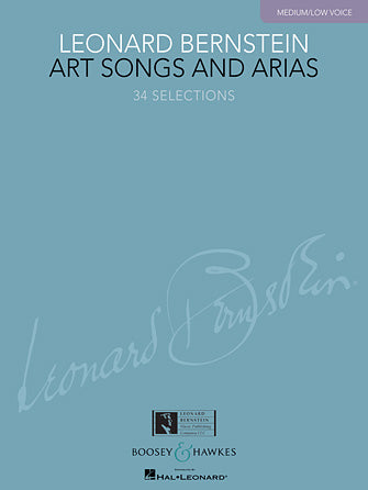 Bernstein Art Songs and Arias Medium/Low Voice