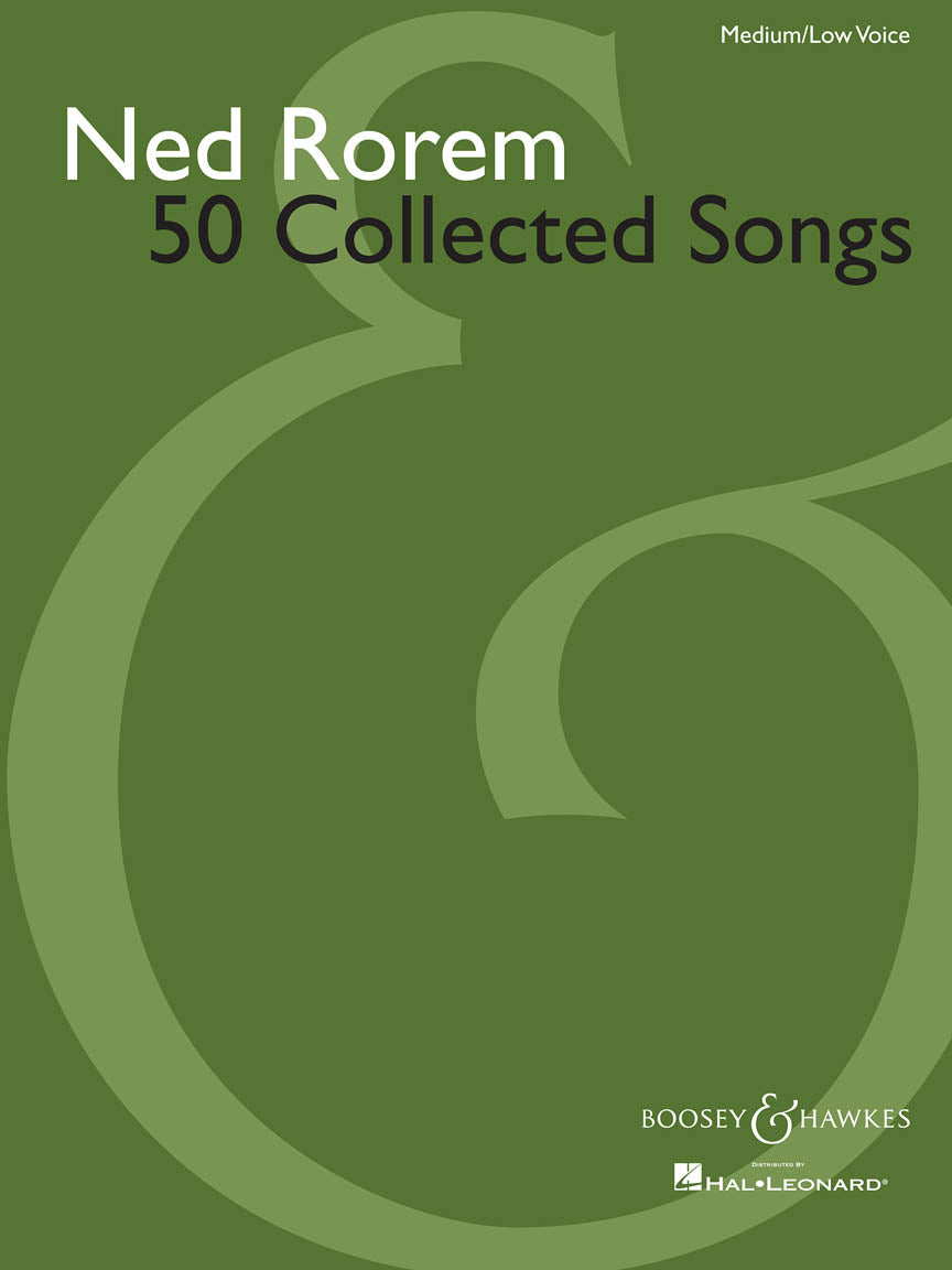 Rorem 50 Collected Songs Medium/Low Voice