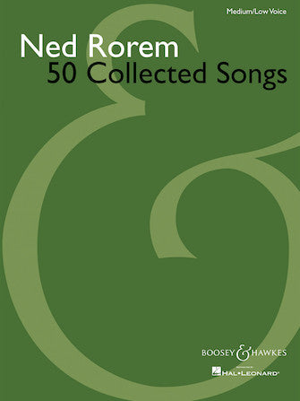 Rorem 50 Collected Songs  Medium/Low Voice