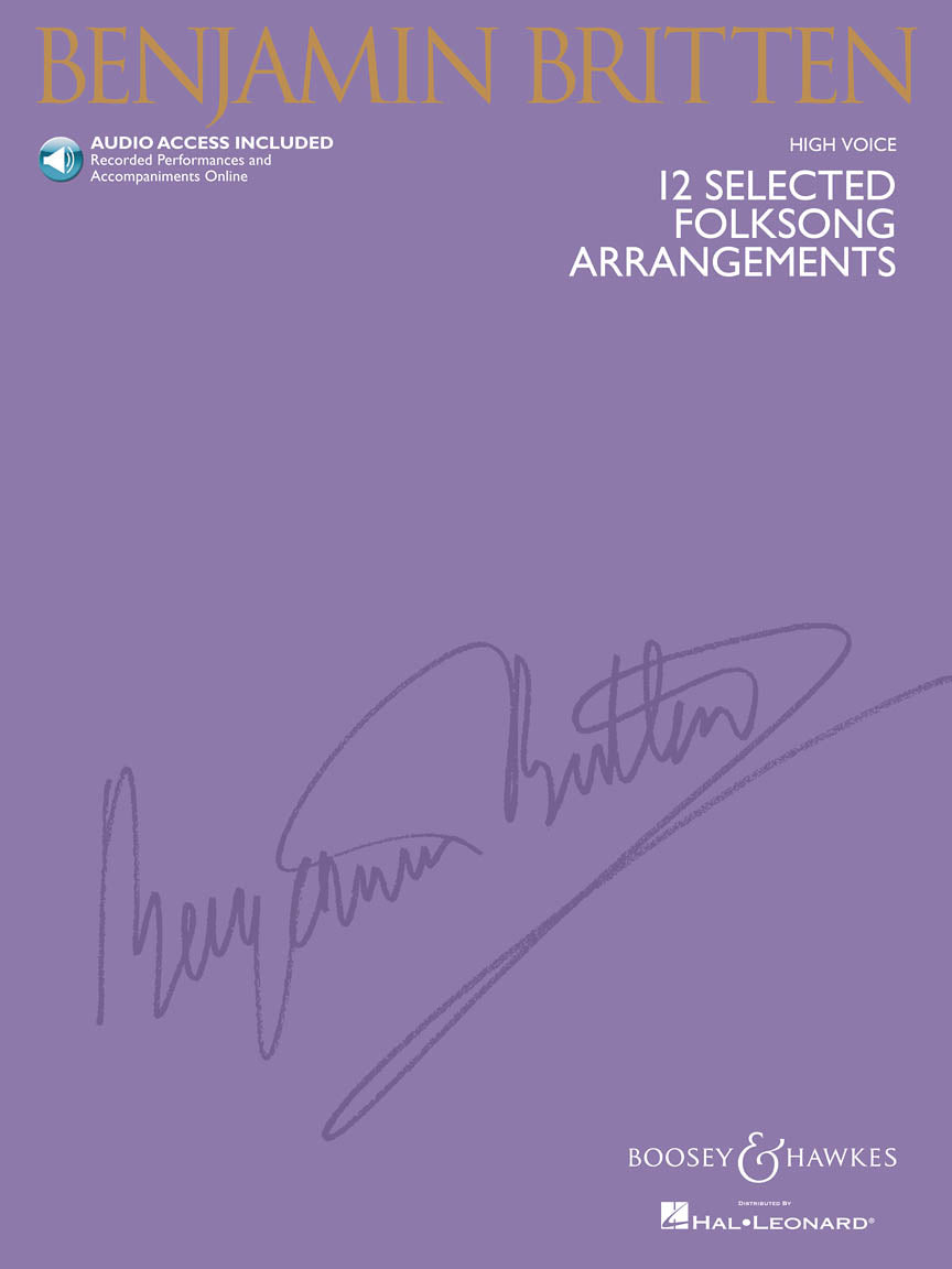 Britten 12 Selected Folksong Arrangements High Voice
