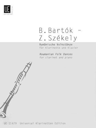 Bartok Roumanian Folk Dances for Clarinet and Piano