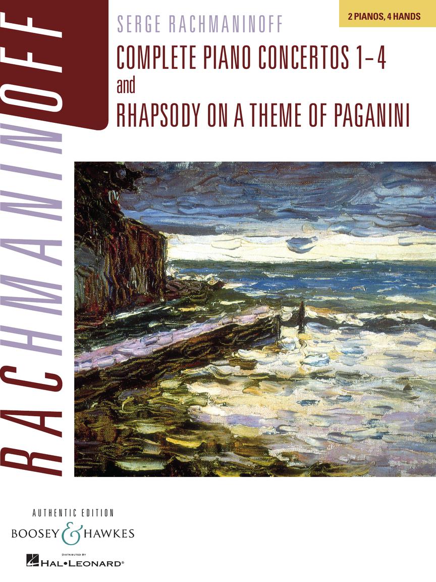 Rachmaninoff Complete Piano Concertos 1-4 2 Pianos, 4 Hands