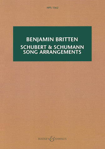 Schubert & Schumann Song Arrangements