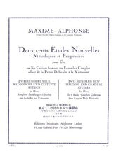 Alphonse Deux cents Études Nouvelles Mélodiques et Progressives Pour Cor