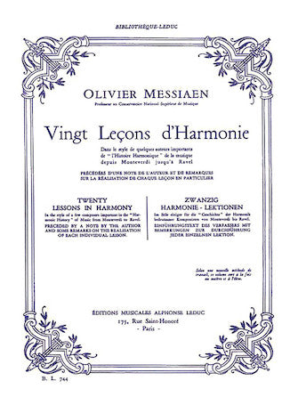 Messaien Twenty Lessons in Harmony SATB