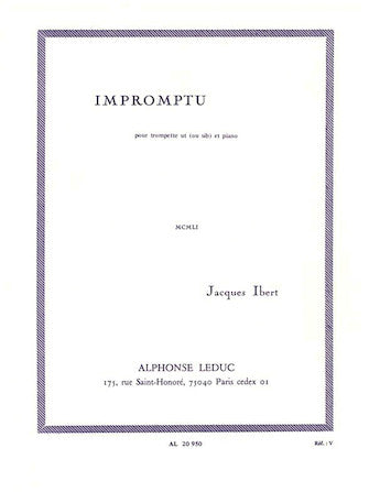 Ibert Impromptu