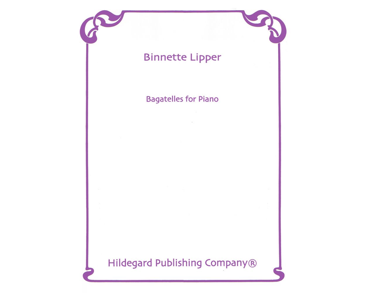 Lipper Bagatelles for Piano