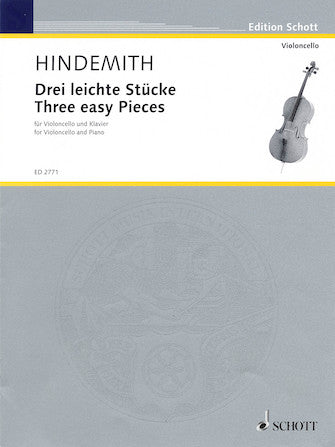 Hindemith: Three Easy Pieces Cello